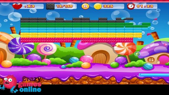 brick breaker out shoot the ball| Walkthrough crazygamesonline смотреть онлайн