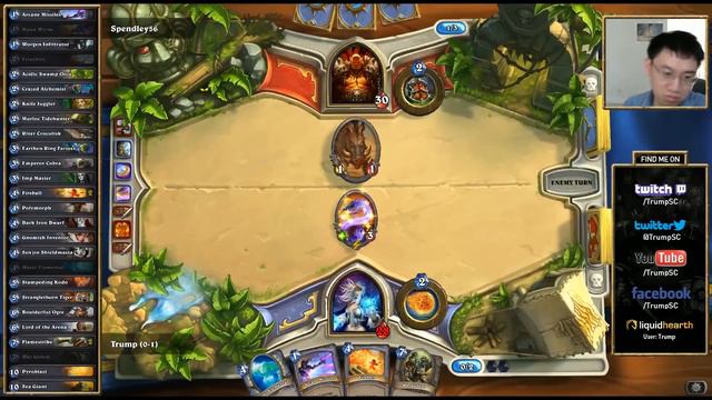 Hearthstone: Trump Cards - 103 - Part 1: Top 1-2% Deck (Mage Arena) смотреть онлайн