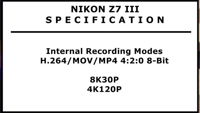 Nikon Z7 Mk III Full detailed Specification, Price & Release Date ( Coming on July, 2023 ) смотреть онлайн