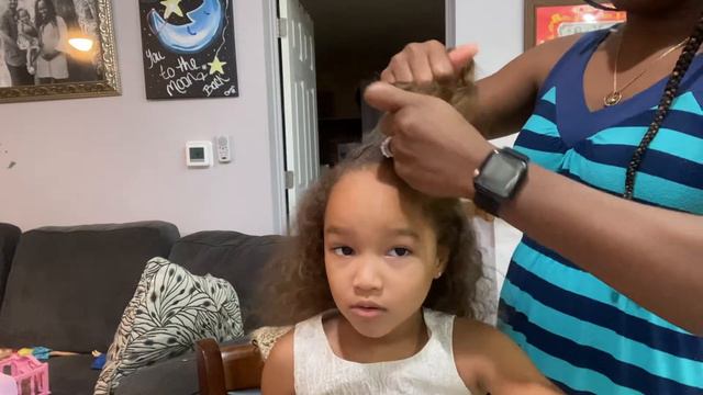 Getting Ready for Church [Готовимся к церкви] | Simple Hair Tutorial for Kids смотреть онлайн
