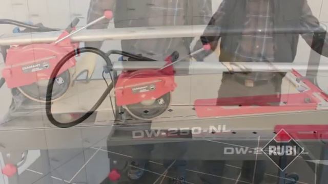 Электрический плиткорез. RUBI DW 250 NL смотреть онлайн