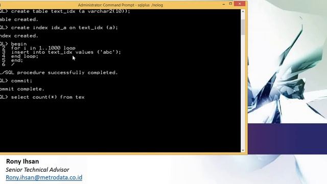 Oracle Problem Index By Rony Ihsan смотреть онлайн