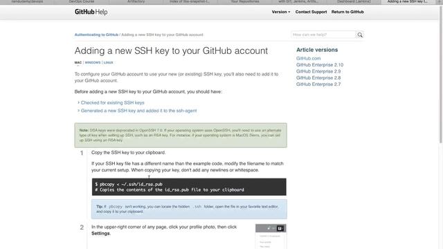 How to Setup SSH and Maven Settings for jenkins users? смотреть онлайн