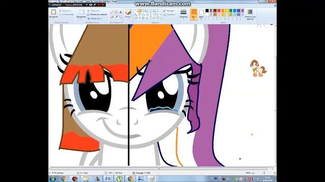 Рисуем пони с манекена №1 смотреть онлайн