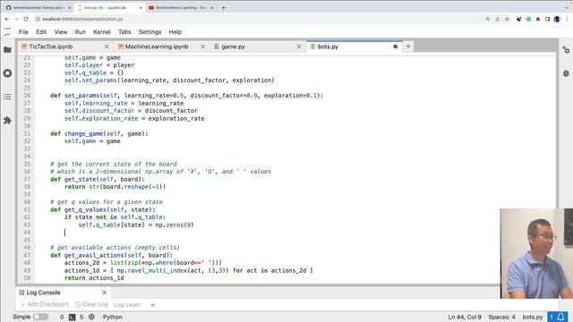 Wired to Learn #4: Reinforcement Learning Bot Understands Tic Tac Toe after 10,000 Games! смотреть онлайн