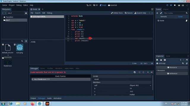 آموزش godot engine, Python script بخش اول (2) смотреть онлайн