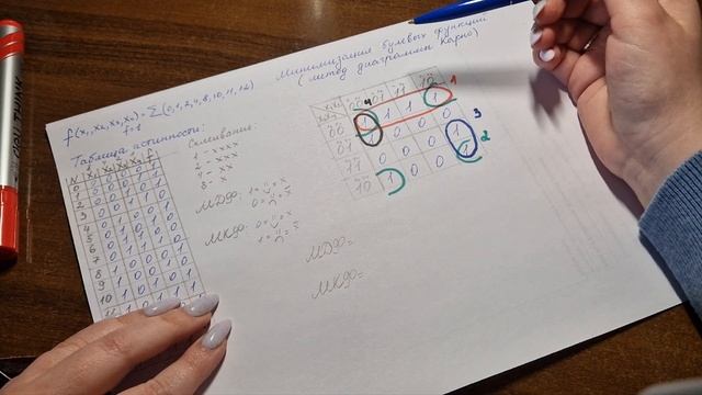 Диаграмма Карно. Минимизация булевых (логических) функций смотреть онлайн