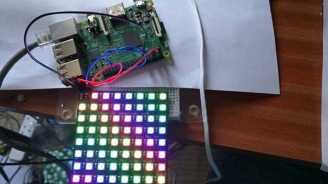 Quick demo of "Neo pixels" on a Pi v3 смотреть онлайн
