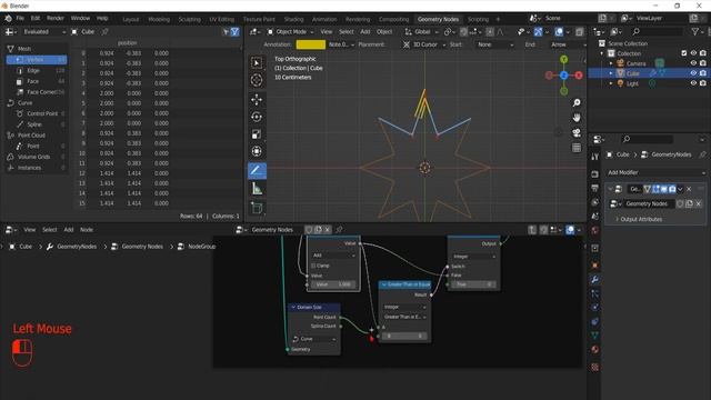 Geometry Nodes Poligonal Path Extrusion - Blender Tutorial смотреть онлайн