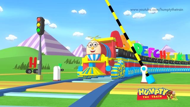 Humpty the Train Alphabet song | Learn A TO Z with Humpty | Kids videos | Humpty the train смотреть онлайн
