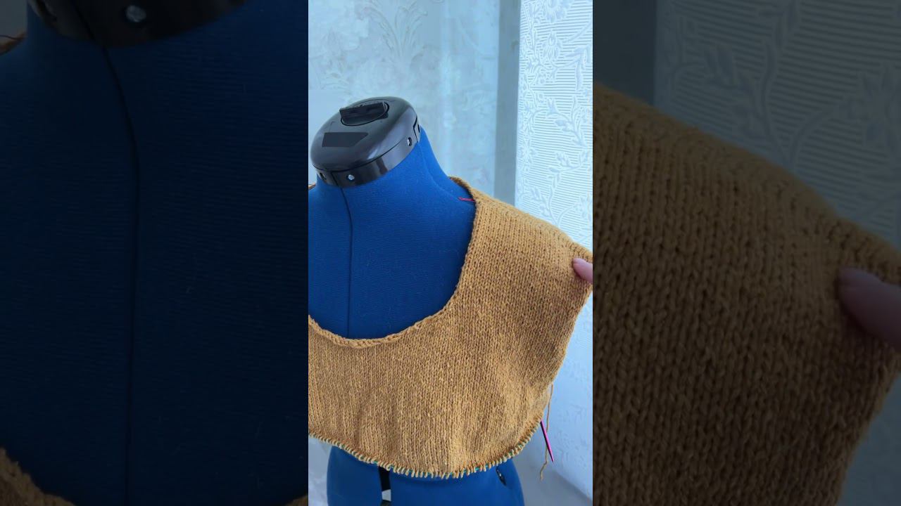 Перевязываю другим методом #вязание #design #knitting #вязаниеспицами смотреть онлайн