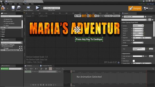 Creating An Animated Title Screen & Main Menu - Unreal Engine Action RPG Tutorial #48 смотреть онлайн