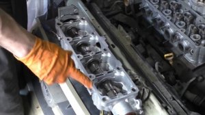 Дэу Нексия 1.5 установка ГБЦ (1 Часть)