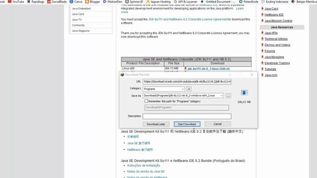 Cara Install NetBeans dan Java JDK di Windows 10 смотреть онлайн