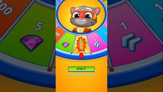 TALKING TOM HERO DASH 2021 - JACKPOT!!!!! - SPIN THE WHEEL ? смотреть онлайн