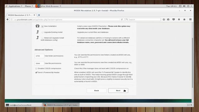 How to install Modx cms on Centos 7 смотреть онлайн