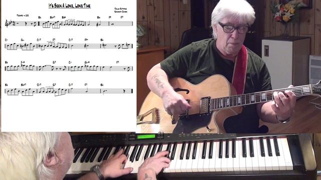 It's Been A Long, Long Time - Samba guitar & piano cover ( Jule Styne ) смотреть онлайн