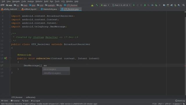 Android Read OTP Automatically Using Broadcast Receiver | code stance смотреть онлайн
