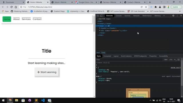 Make a Responsive Website - Fix Navigation Links (12) смотреть онлайн