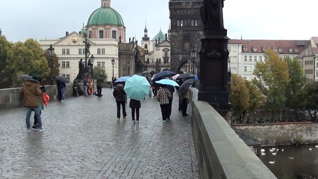 Поездка в Hattingen 2015. 14.10.15. Прага. Карлов мост. Музыканты смотреть онлайн