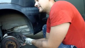 Замена тормозных дисков и колодок. Опель зафира А (Opel  zafira A)