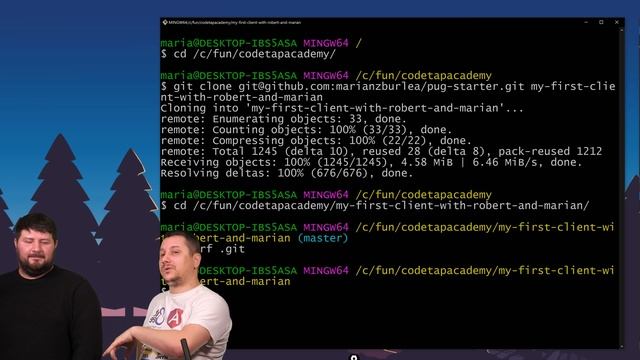 Let's make a clone from GitHub and then reset git смотреть онлайн