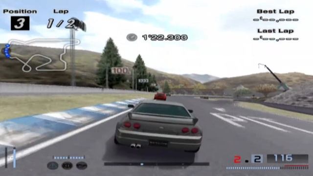 Гран Туризмо 4 (Онлайн Тест Версия) Нисан Скайлайн GT-R R33 Геймплей смотреть онлайн
