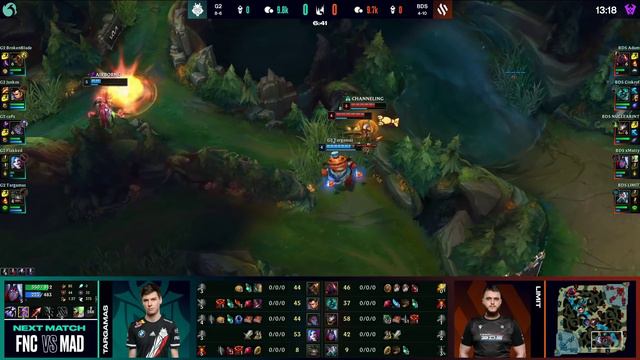 G2 vs. BDS - Week 7 Day 2 | LEC Spring Split | G2 Esports vs. Team BDS (2022) смотреть онлайн