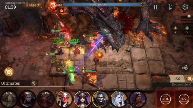 Watcher Of Realms Guild Boss IV 80,000+ Dragon Blood! No Friend Assist! Ultimate Skill Auto Cast!