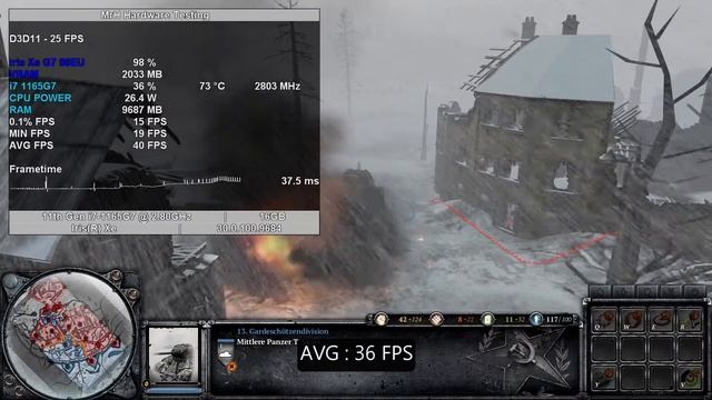 Intel Iris Xe (96 EU) - Company of Heroes 2 - 1080P - DX11 (Low, Medium, High) смотреть онлайн
