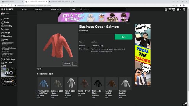 [БЕСПЛАТНЫЕ ВЕЩИ] Как получить 4 БЕСПЛАТНЫХ КУРТОК | Roblox смотреть онлайн
