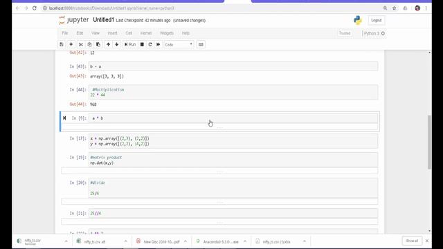 Common Mathematical Operations in Python | Jupyter Notebook смотреть онлайн
