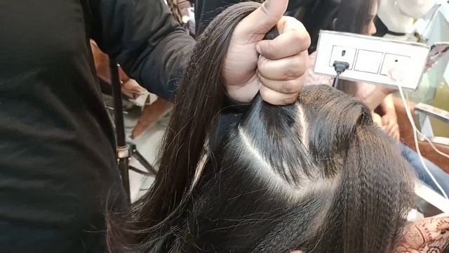 Wedding Party Hairstyle Step By Step Tutorial ||Pony Hairstyle|| With Hair Extension || By Salonfac смотреть онлайн