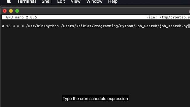 Schedule jobs with crontab on Mac OS X смотреть онлайн
