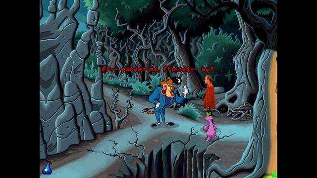 Toonstruck walkthrough #3 - Strenghtometer, Arcade game, Dough, Big Bad Wolf, Costume смотреть онлайн