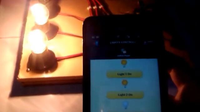 Light Control Using Raspberry Pi, PHP , JQuery Mobile смотреть онлайн