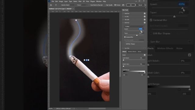 Smoke Effect in Photoshop #adobe #photoshop смотреть онлайн