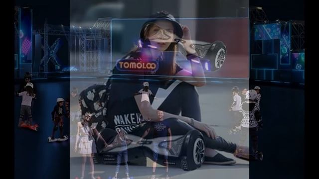 TOMOLOO Hoverboard Bluetooth Speaker and Lights смотреть онлайн