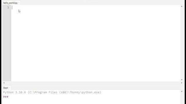 Running Hello World Program in Python смотреть онлайн