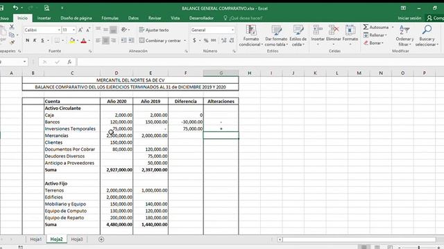 BALANCE COMPARATIVO xlsx Excel 2020 11 19 08 47 29 смотреть онлайн