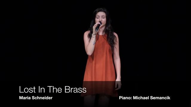 LOST IN THE BRASS - Maria Schneider [Morris Knolls Theatre] смотреть онлайн