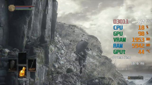 GeForce GTX 750 ti -- AMD Ryzen 5 3600 -- Dark Souls III FPS Test смотреть онлайн