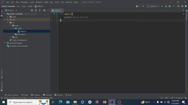 Kotlin Tutorial _02_ First program Print Hello World || Kotlin tutorial Bangla смотреть онлайн