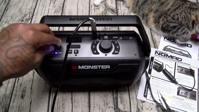Monster Nomad Indoor/Outdoor Bluetooth Speaker смотреть онлайн