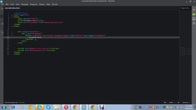 CodersTrust: Create Dropdown Menu using Bootstrap смотреть онлайн
