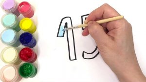 Цифры для детей. Учим цифры от 10 до 20.