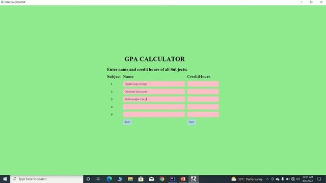 COMSATS GPA Calculator Project in Java (Object Oriented Programming) Language смотреть онлайн