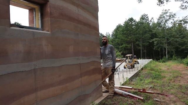 Beautiful Rammed Earth Wall Revealed - Vlog 67 смотреть онлайн