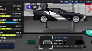 How to make cross's corvette from nfs carbon pixel car racer