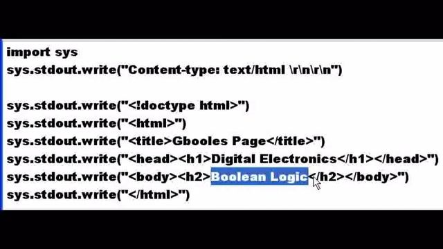 Python CGI Server Made simple смотреть онлайн